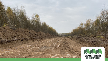 Подъездная дорога к поселку Мирный